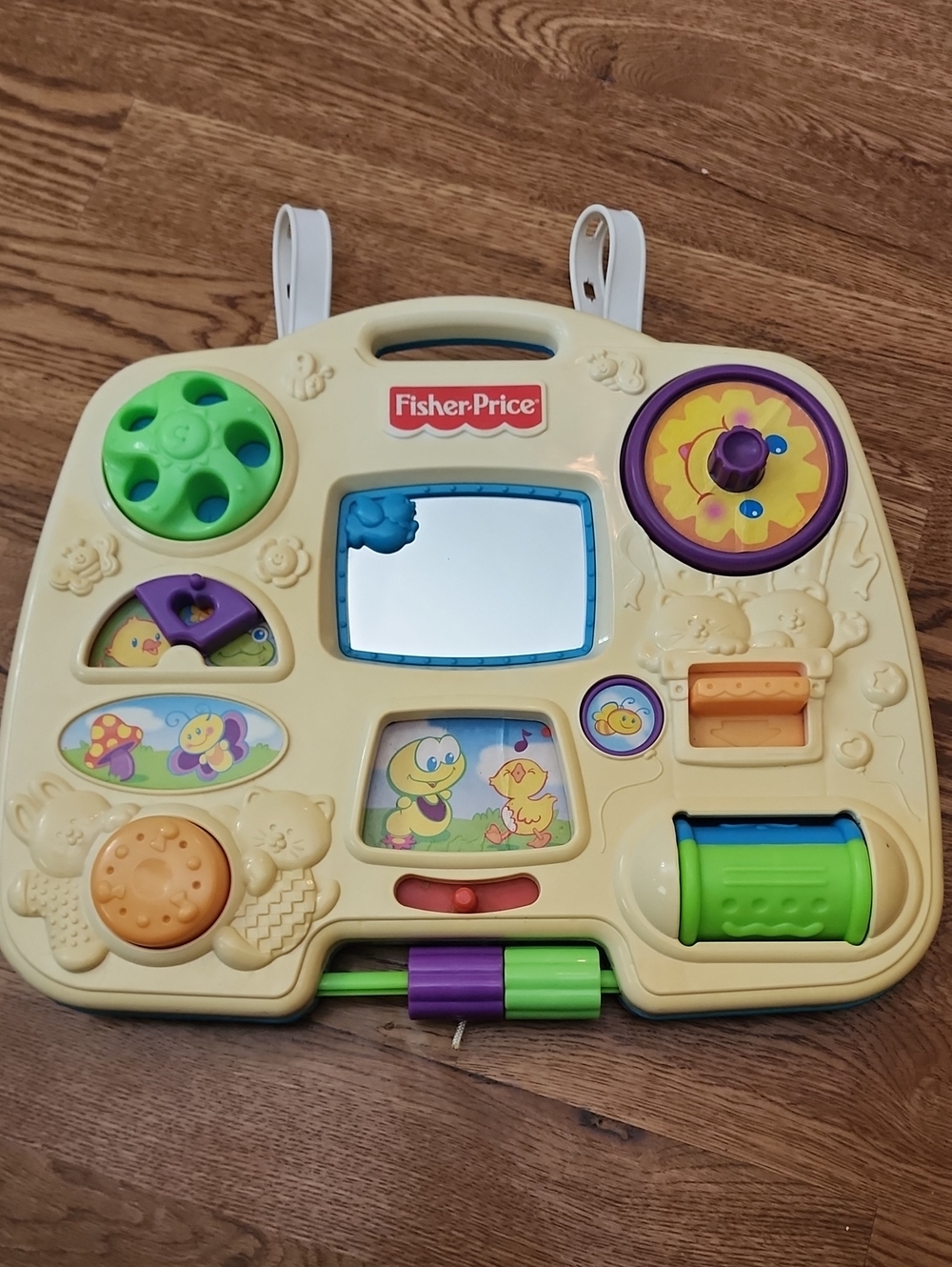 Vintage 1993 Fisher-Price Crib Activity Center Busy Board (Model 2110)